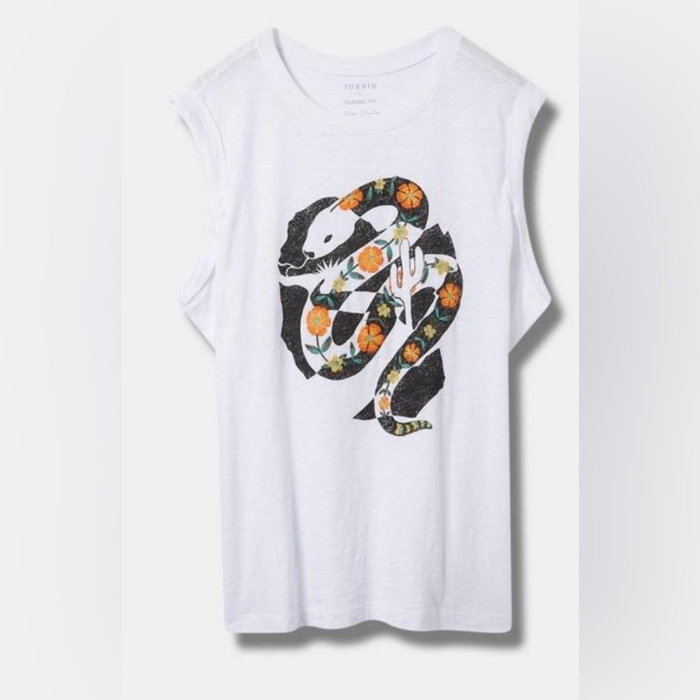 Graphic Classic Fit Heritage Slub Crew Neck Muscle Tee 3x